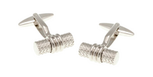 Load image into Gallery viewer, R P CUFF LINKS / SILVER DESIGN
