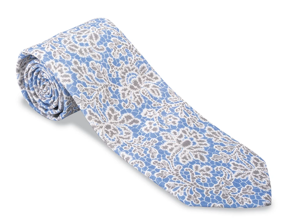 R P TIE / PURE COTTON / HAND MADE