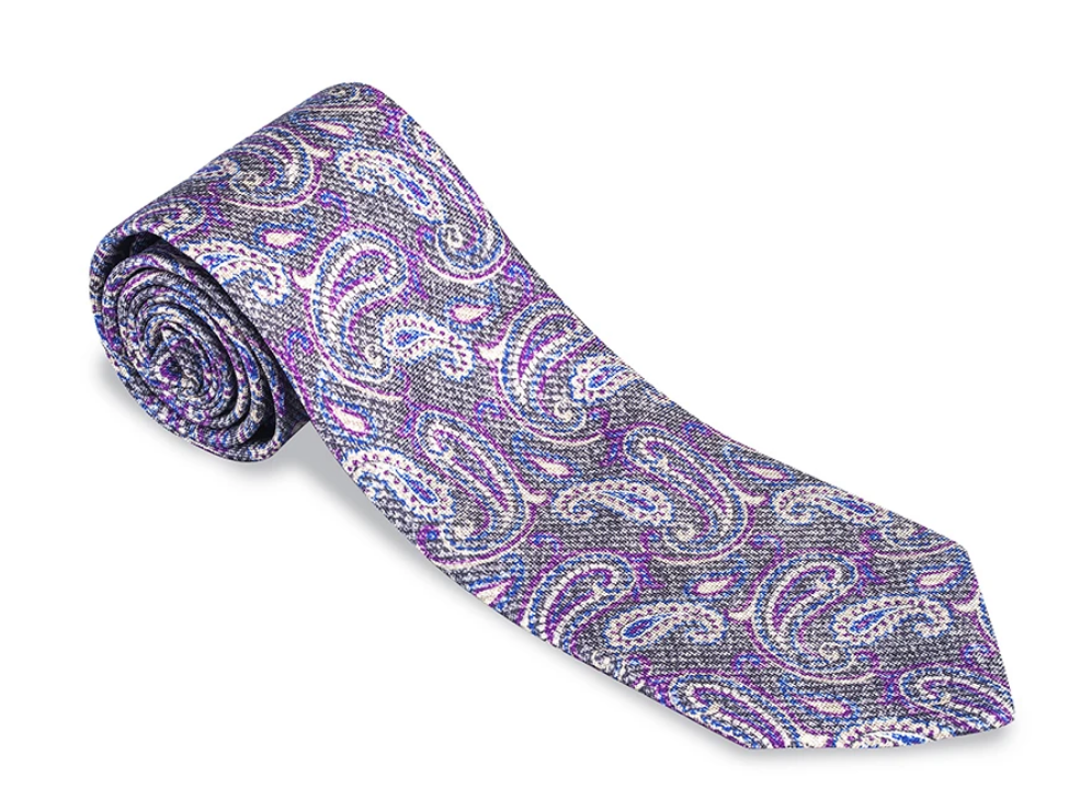 R P TIE / PURE SILK / HAND MADE