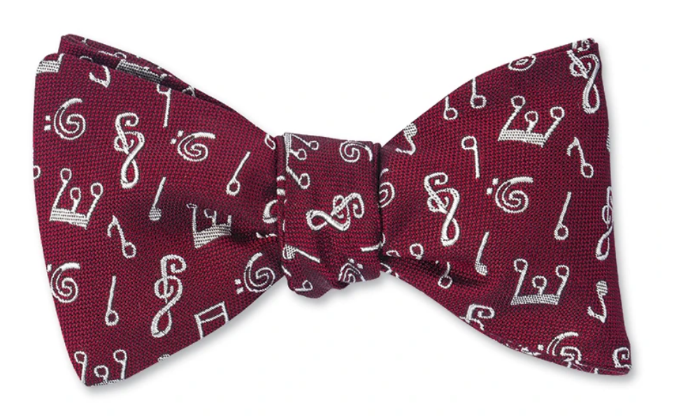 R P BOW TIE / PURE SILK / HAND MADE