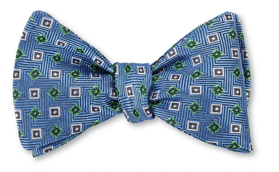 R P BOW TIE / PURE SILK / HAND MADE