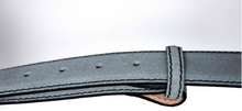Load image into Gallery viewer, R P BELT / GREY SUEDE / HAND MADE IN ITALY / BUCKLE / GOLD / SILVER / MATT SILVER
