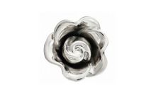 Load image into Gallery viewer, R P LAPEL PIN / SILVER ROSE DESIGN
