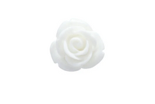 Load image into Gallery viewer, R P LAPEL PIN / WHITE ROSE DESIGN
