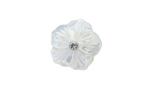 Load image into Gallery viewer, R P LAPEL PIN / MOTHER OF PEARL FLOWER DESIGN
