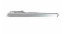 Load image into Gallery viewer, R P TIE SLIDE CLIP / SILVER / BRUSHED POLISHED FINISH DESIGN
