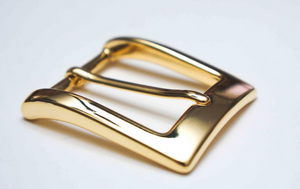 R P BELT BUCKLE / HAND MADE IN ITALY / GOLD / SILVER / MATT SILVER