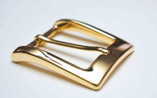 Load image into Gallery viewer, R P BELT BUCKLE / HAND MADE IN ITALY / GOLD / SILVER / MATT SILVER
