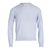 Load image into Gallery viewer, CREW NECK PURE CASHMERE LUXURY SWEATER / BLUE / NAVY / GREY / S TO XXL
