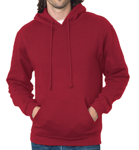 LUXE HOODIE PULLOVER FLEECE / 18 CUSTOM COLORS / MADE IN CALIFORNIA /  S TO 6-XL