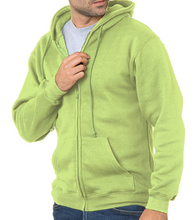 Load image into Gallery viewer, LUXE FULL ZIP HOODIE FLEECE / 10 COLORS / MADE IN CALIFORNIA / S TO 4-XL
