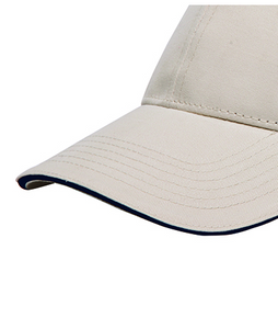 LUXE BASEBALL CAP / GOLF CAP / CONTRAST PIPING / WASHED COTTON / 9 COLORS