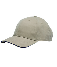 Load image into Gallery viewer, LUXE BASEBALL CAP / GOLF CAP / CONTRAST PIPING / WASHED COTTON / 9 COLORS
