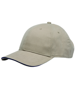 LUXE BASEBALL CAP / GOLF CAP / CONTRAST PIPING / WASHED COTTON / 9 COLORS