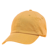 Load image into Gallery viewer, LUXE BASEBALL CAP / GOLF CAP / WASHED COTTON CHINO TWILL / 8 FASHION COLORS
