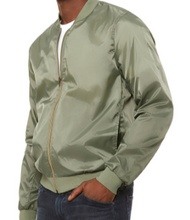 Load image into Gallery viewer, R P LUXE BOMBER JACKET / BLACK / OLIVE / LIGHTWEIGHT / XS TO XX-L
