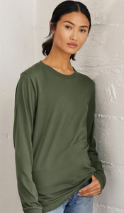 LUXE T-SHIRT LONG SLEEVE JERSEY / 16 COLORS / UNISEX / XS TO XX-L