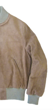 Load image into Gallery viewer, R P LUXURY SUEDE JACKET / GREY / TAN / HAND MADE IN USA / XS TO XXL
