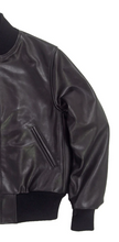 Load image into Gallery viewer, R P LUXURY LEATHER JACKET / BLACK / DARK BROWN / XS TO XXL
